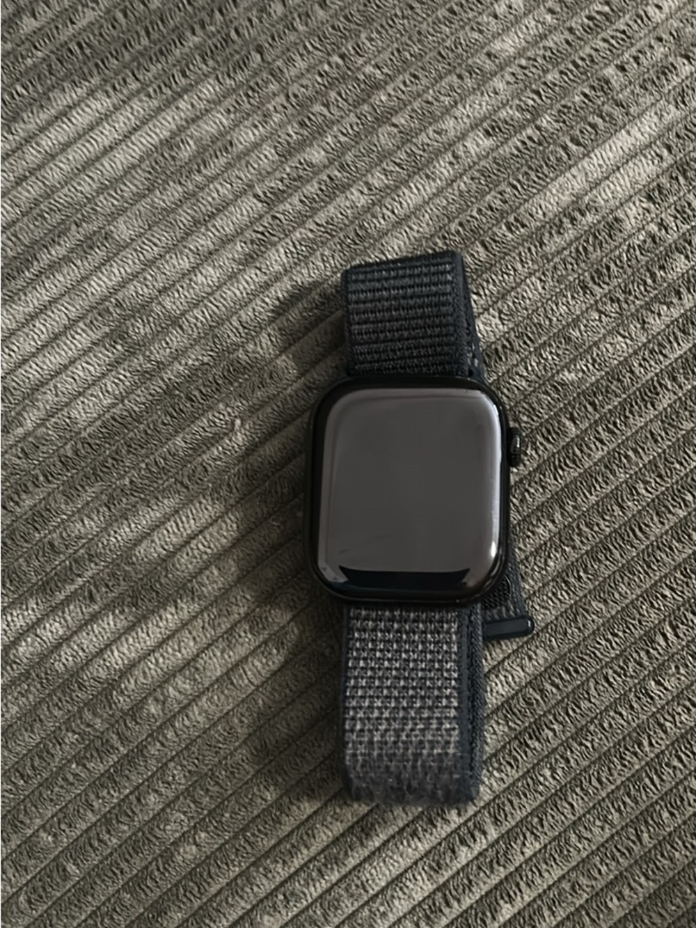 Apple Watch Series 3 Jet Black Aluminum with Black Sport Loop
